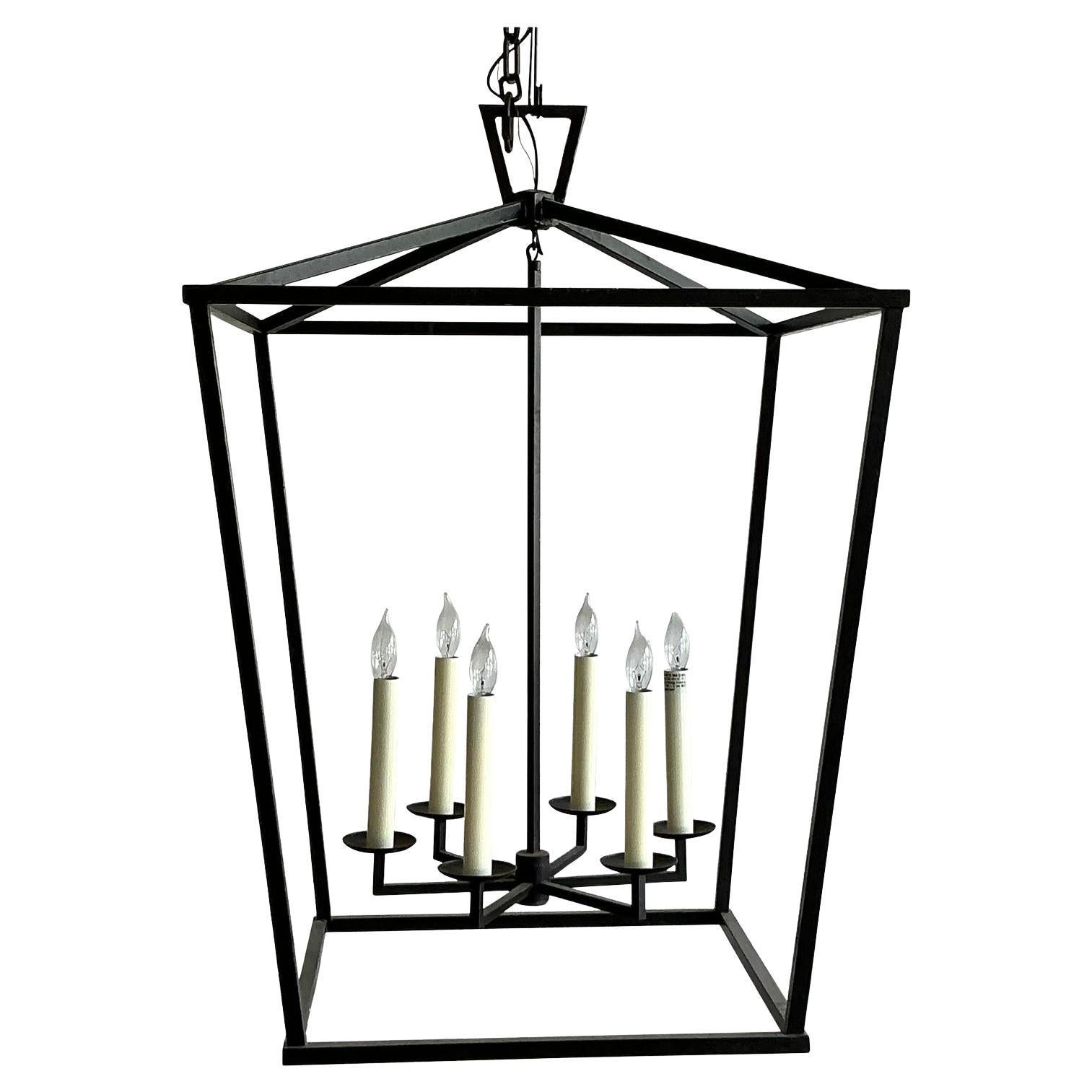 Vintage Contemporary Monumental Frame Lantern