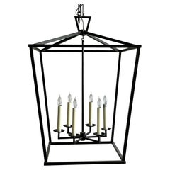 Vintage Contemporary Monumental Frame Lantern