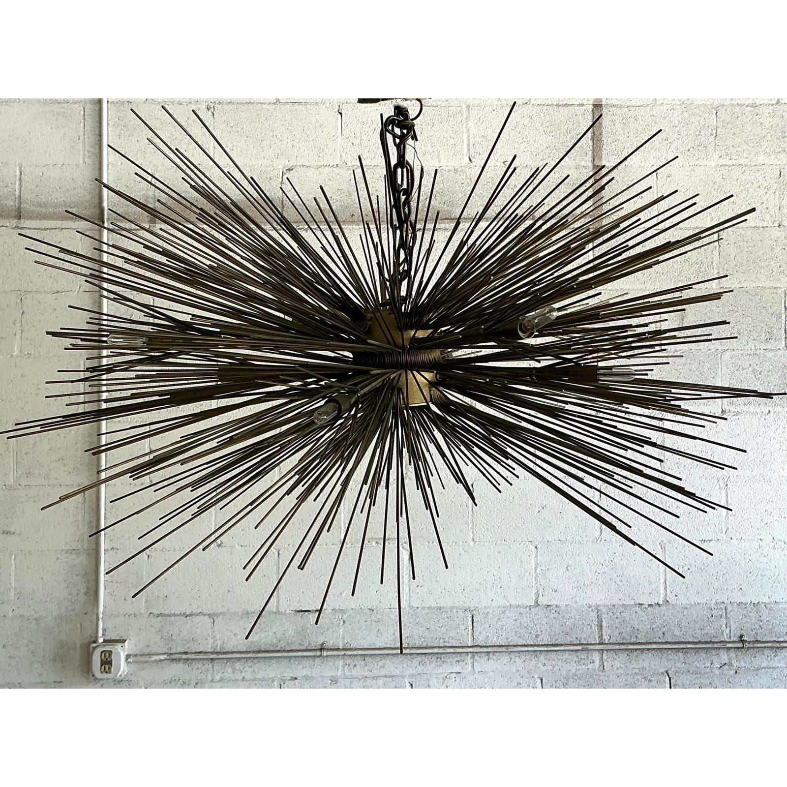 Hollywood Regency Lampadario Boho Sputnik d'epoca in vendita