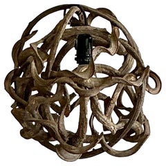 Vintage Boho Small Root Ball Lamp