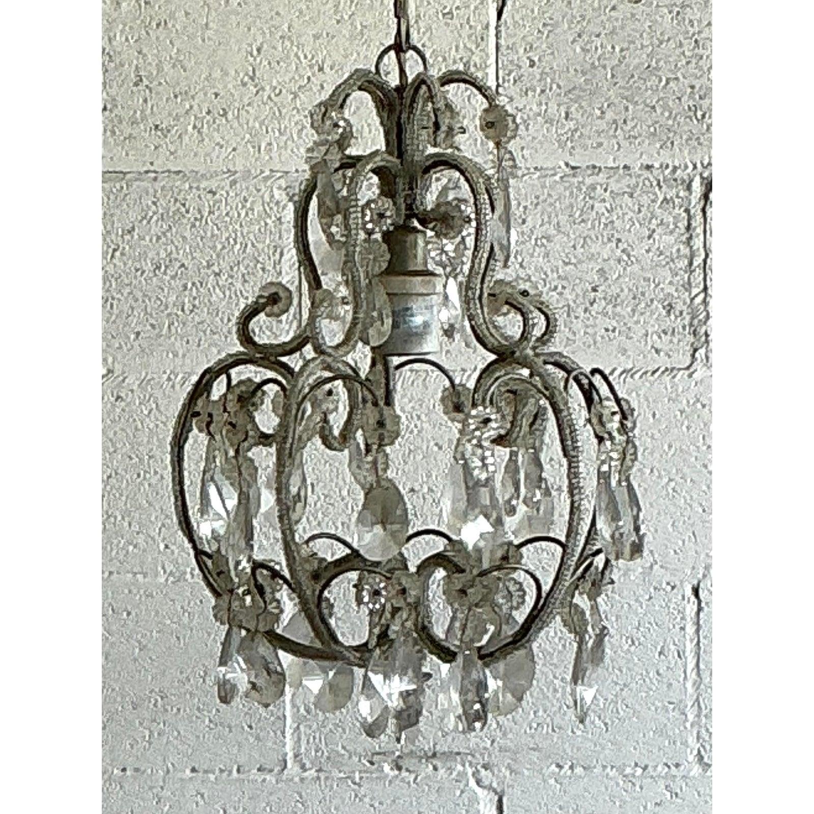 Hollywood Regency Ciondolo con perline francese vintage Regency in vendita