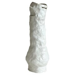 Vintage Boho Original Studio Pottery Slit Vase