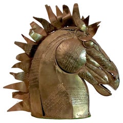 Sculture di animali in metallo