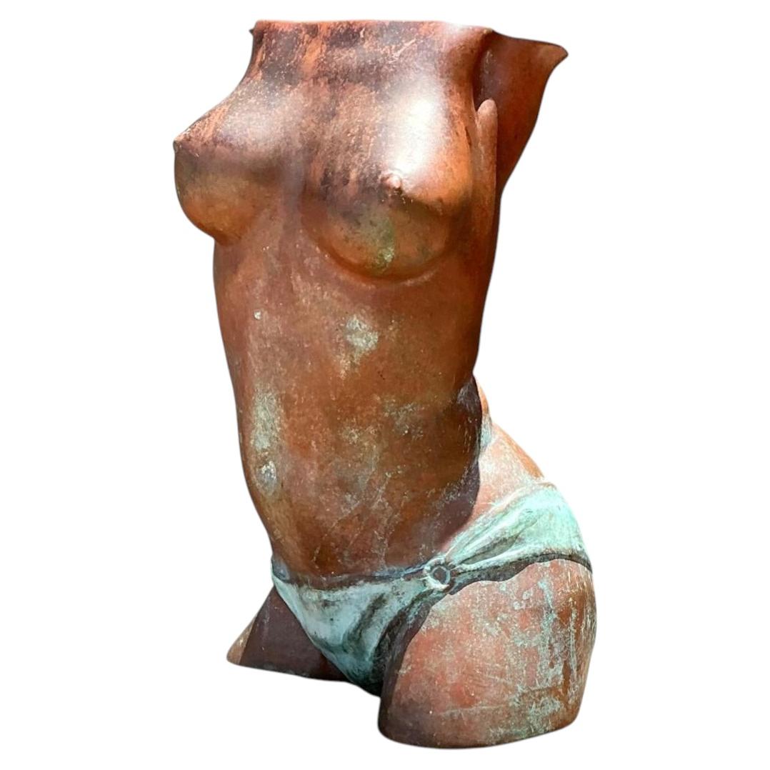 Vintage Figurative Bronze Sculpture