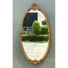 Vintage Rococo Style Gold Frame Mirror