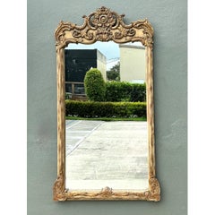 Vintage LaBarge Rococo Style Gold Frame Mirror