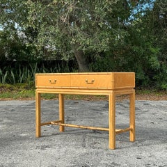 Vintage Coastal Ficks Reed Desk