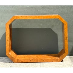 Vintage Burl Wood Console Table