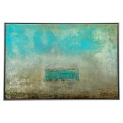 Vintage Boho Scott Upton Abstracto sobre lienzo