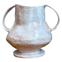 Vintage Ceramic Biomorphic Double Handle Vase