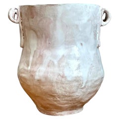 Vintage Biomorphic Ceramic Vase With Handles