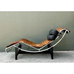 Vintage Lc2 Chaise Lounge nach Corbusier