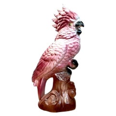 Vintage Ceramic Cockatoo Figurine