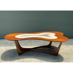 Vintage Biomorphic Mosaic Top Coffee Table