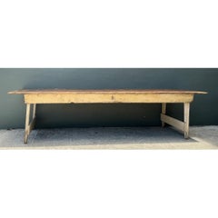 Vintage Rustic Wood Farmhouse Table