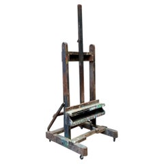 Vintage Rustic Wood Artist Easel