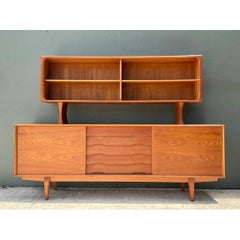 Credenza e buffet vintage danesi in teak di Drylund