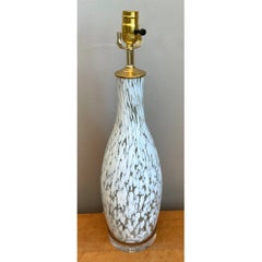 Vintage Speckled Glass Table Lamp