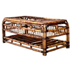 Vintage Brighton Rattan Coffee Table