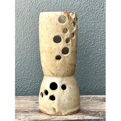 Vintage Abstract Studio Pottery Vase