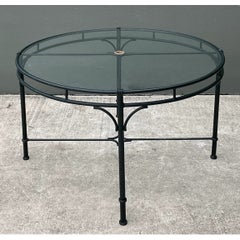 Vintage Brown Jordan “Florentine” Cast Aluminum Outdoor Dining Table
