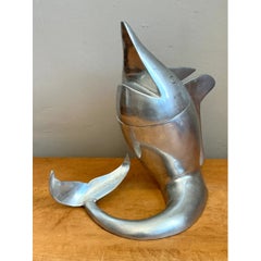 Retro Metal Dolphin Beverage Cooler