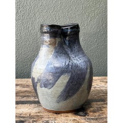 Vintage Double Neck Ceramic Vase