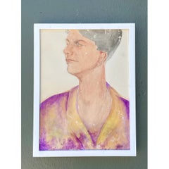 Vintage Original Watercolor On Paper