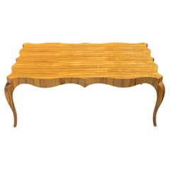 Vintage Keno Bros For Theodore Alexander Scalloped Edge Coffee Table