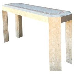 Vintage Tessellated Stone Console Table