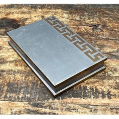 Vintage Greek Key Metal Box