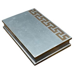 Vintage Greek Key Metal Box