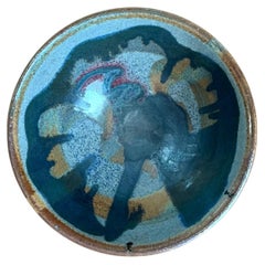Vintage Abstract Ceramic Bowl