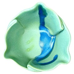 Vintage Organic Form Pottery Bowl