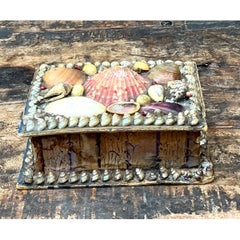 Vintage Shell Embellished Keepsake Box