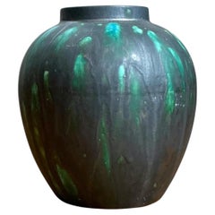 Vintage Drip Glaze Ceramic Vase