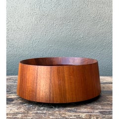 Vintage Nambe Teak Wood Salad Bowl