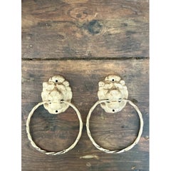 Vintage Lion Head Wall Mounted Towel Holders