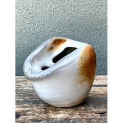 Vintage Biomorphic Studio Pottery Vase