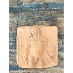 Vintage Terracotta Relief Sculpture