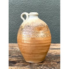 Vintage Handcrafted Pottery Vessel