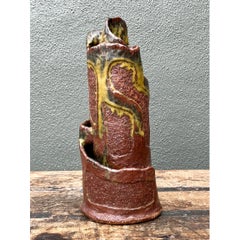 Vintage Abstract Pottery Vase