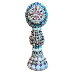 Vintage Seashell Encrusted Sculpture