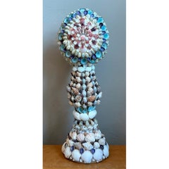 Vintage Seashell Encrusted Sculpture