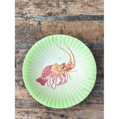 Vintage Spanish Goodfriend Ceramic Lobster Plate