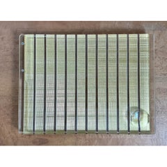 Vintage Lucite Decorative Serving Tray