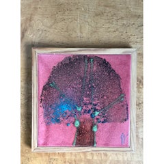 Vintage Abstract Ceramic Tile Art