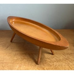 Vintage Mid-Century Modern Wood Bowl
