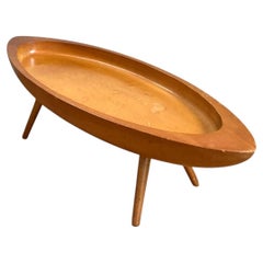 Vintage Mid-Century Modern Wood Bowl