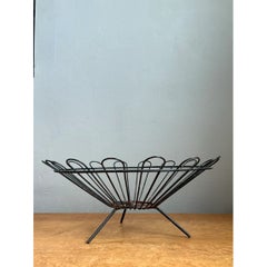 Vintage-Drahtkorb aus Metall